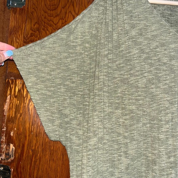 Est. 1946 Cottagecore Coastal Festival Green Cozy Boxy Tshirt Women's 18/20W - Picture 5 of 8